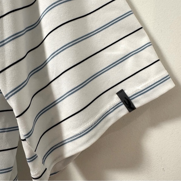 KJUS Polo Shirt Comfort Fit UPF50+ Golf Performance Striped Short Sleeve Small - Picture 5 of 8